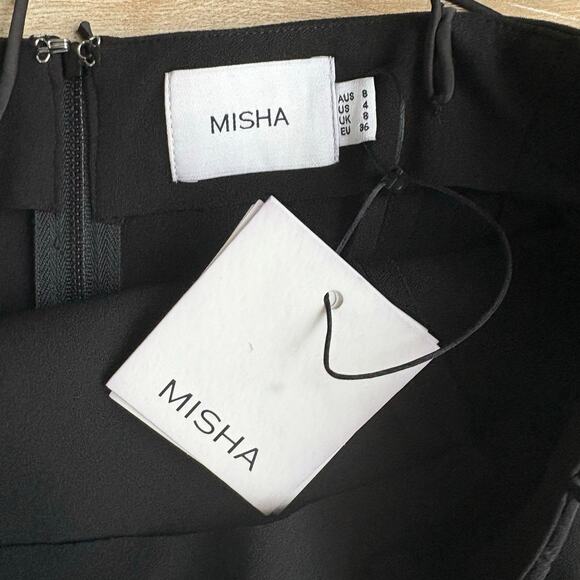 MISHA Desiree Black Dress Size US 4 - Picture 5 of 9